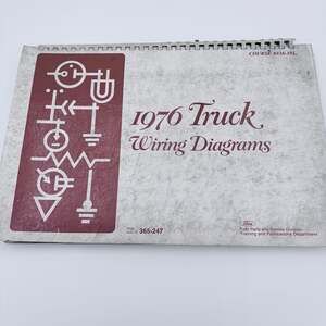 1976 Ford Truck Wiring Diagrams Manual F-100 F-350 Bronco Econoline Courier